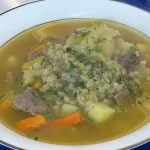 Comida con productos locales